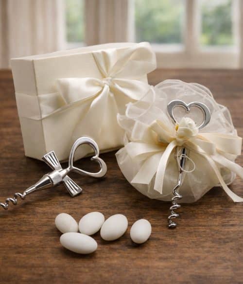 Bomboniera utile per matrimonio con cavatappi