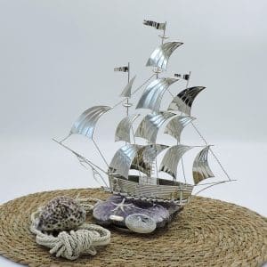 Regalo nozze d'argento con veliero