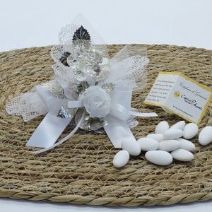 Bomboniera nozze di diamante con cristallo