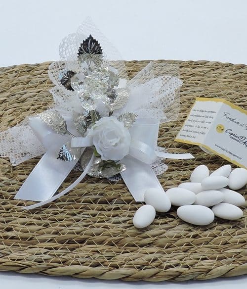 Bomboniera nozze di diamante con cristallo