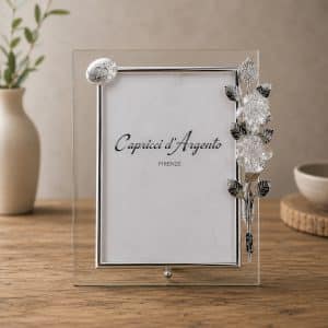 Regalo con cornice nozze d'argento
