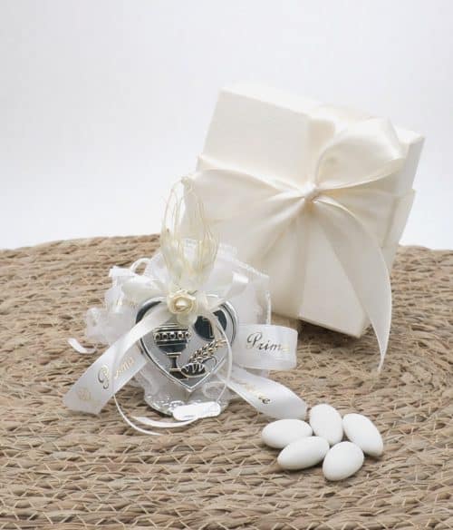 Bomboniera Prima Comunione con calice e croce