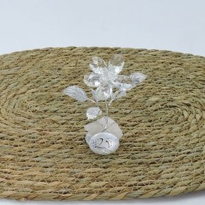 Regalo nozze d'argento fatto a mano