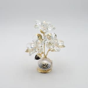 Regalo nozze d'oro con fiori artigianali