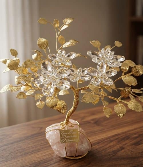 Regalo nozze d'oro con incisione