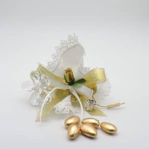 bomboniera 50 anni di matrimonio dorata