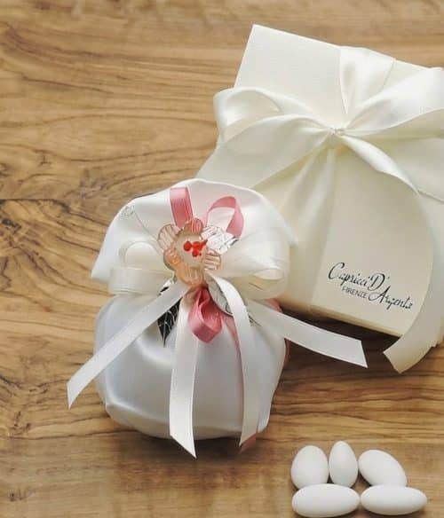 Bomboniera comunione con orchidea