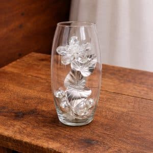 Regalo matrimonio con vaso in cristallo