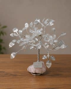 Regalo nozze di Diamante con albero decorativo fatto a mano