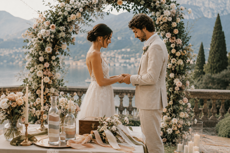 Cerimonia simbolica di matrimonio con rituali e idee
