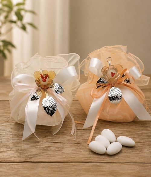 Bomboniere in promozione con orchidea in vetro
