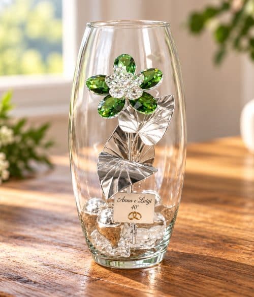 Vaso per le nozze di smeraldo